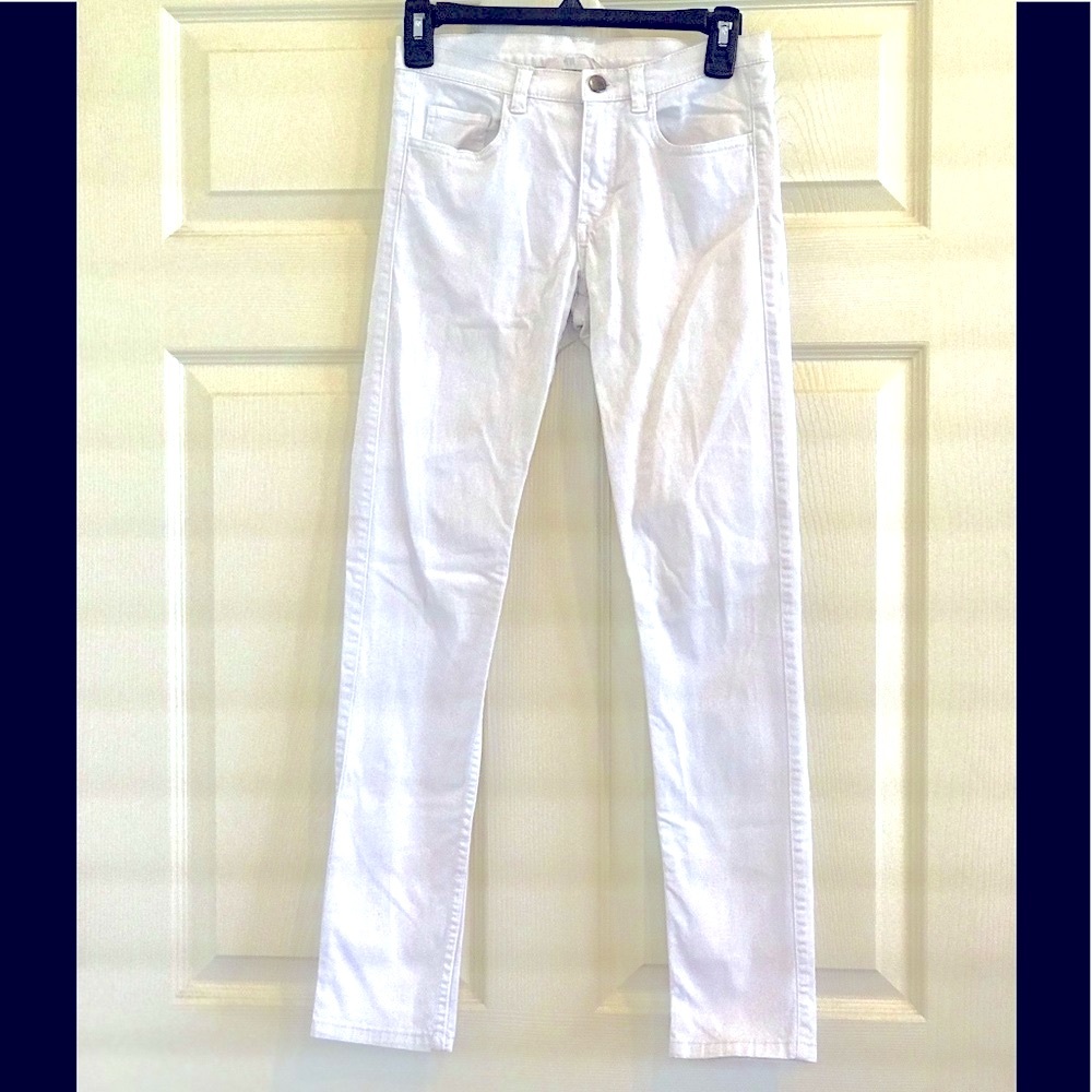 H & M WHITE JEANS